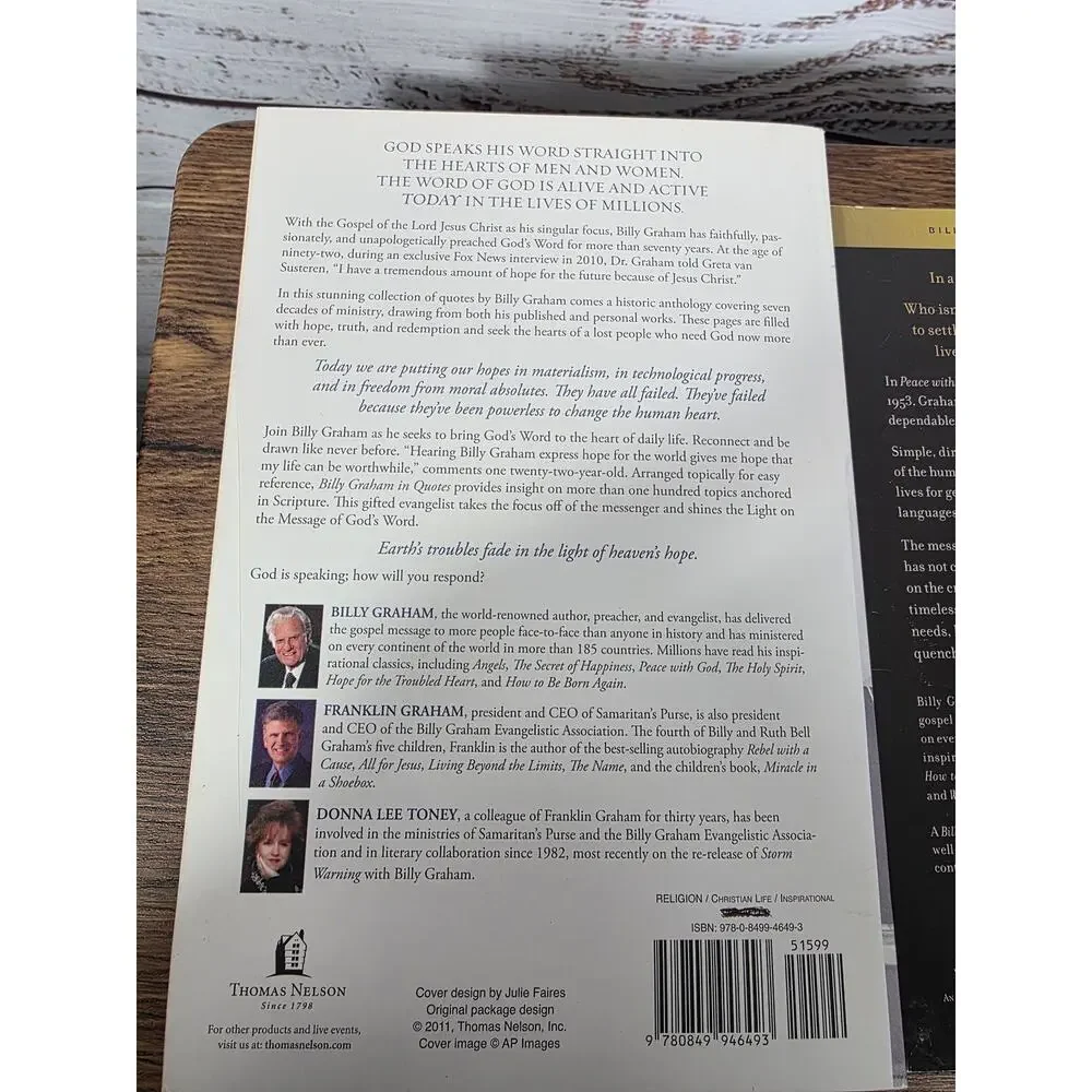 Billy Graham books are
